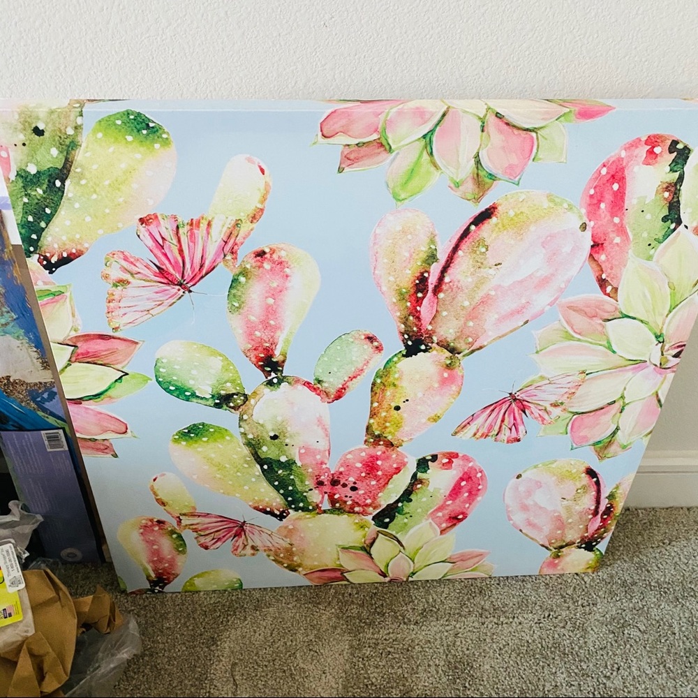 Cactus wall art